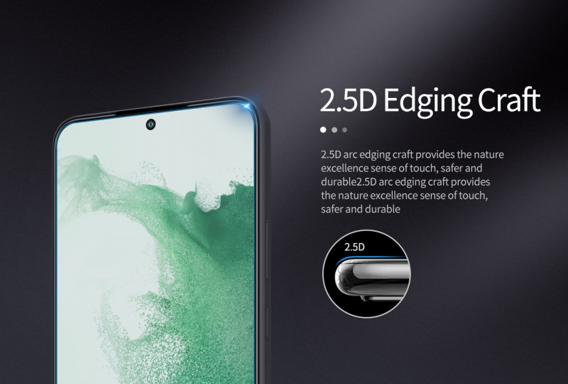 Miếng Kính Cường Lực Samsung Galaxy S22 Plus Hiệu Nillkin 9H+ Pro Chính Hãng được phủ một lớp chống chói vẫn cho ta hình ảnh với độ nét cao so với hình ảnh hiển thị gốc, có khả năng chống trầy chống va đập tốt.